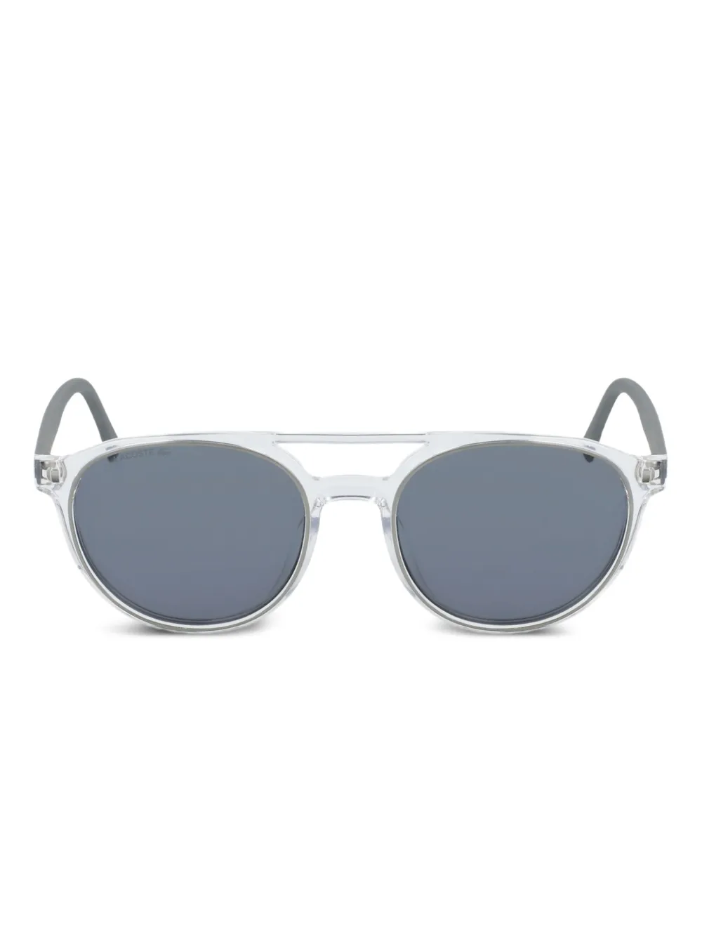 

Солнцезащитные очки в круглой оправе Lacoste, серый