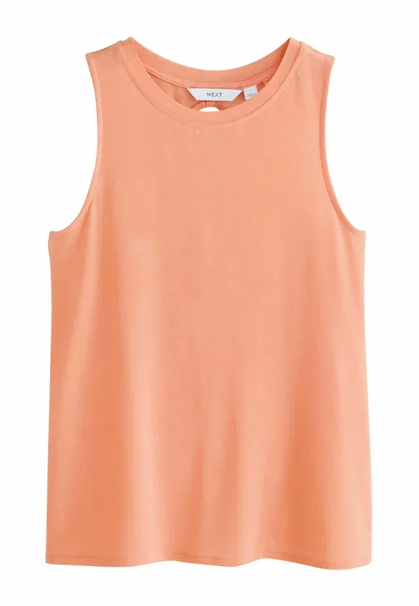 Топ Regular fit active cross back tank vest, Next, оранжевый — фото 3
