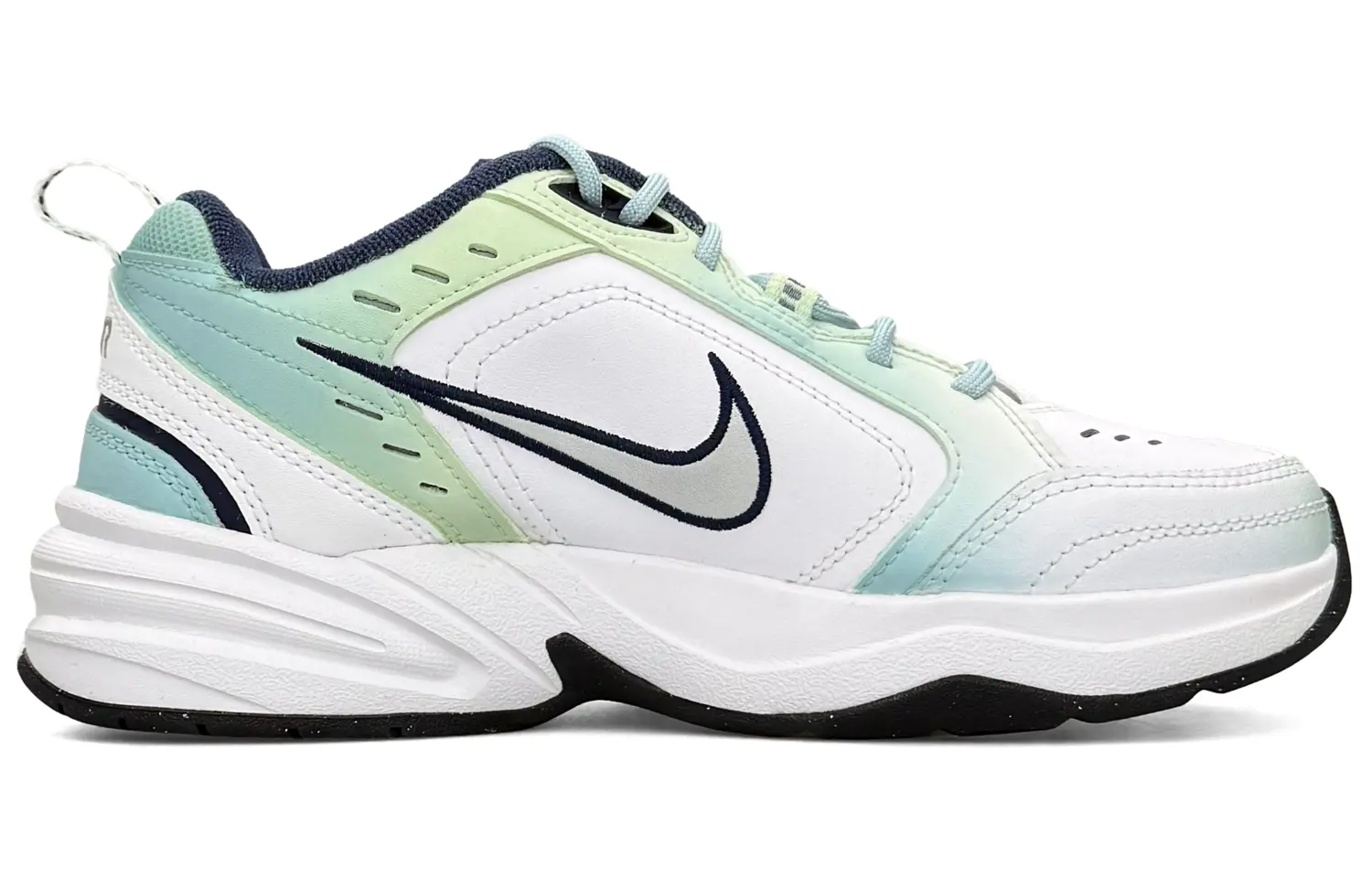 

Кроссовки Nike Air Monarch 4 Chunky Sneakers Unisex Low-top Green, белый