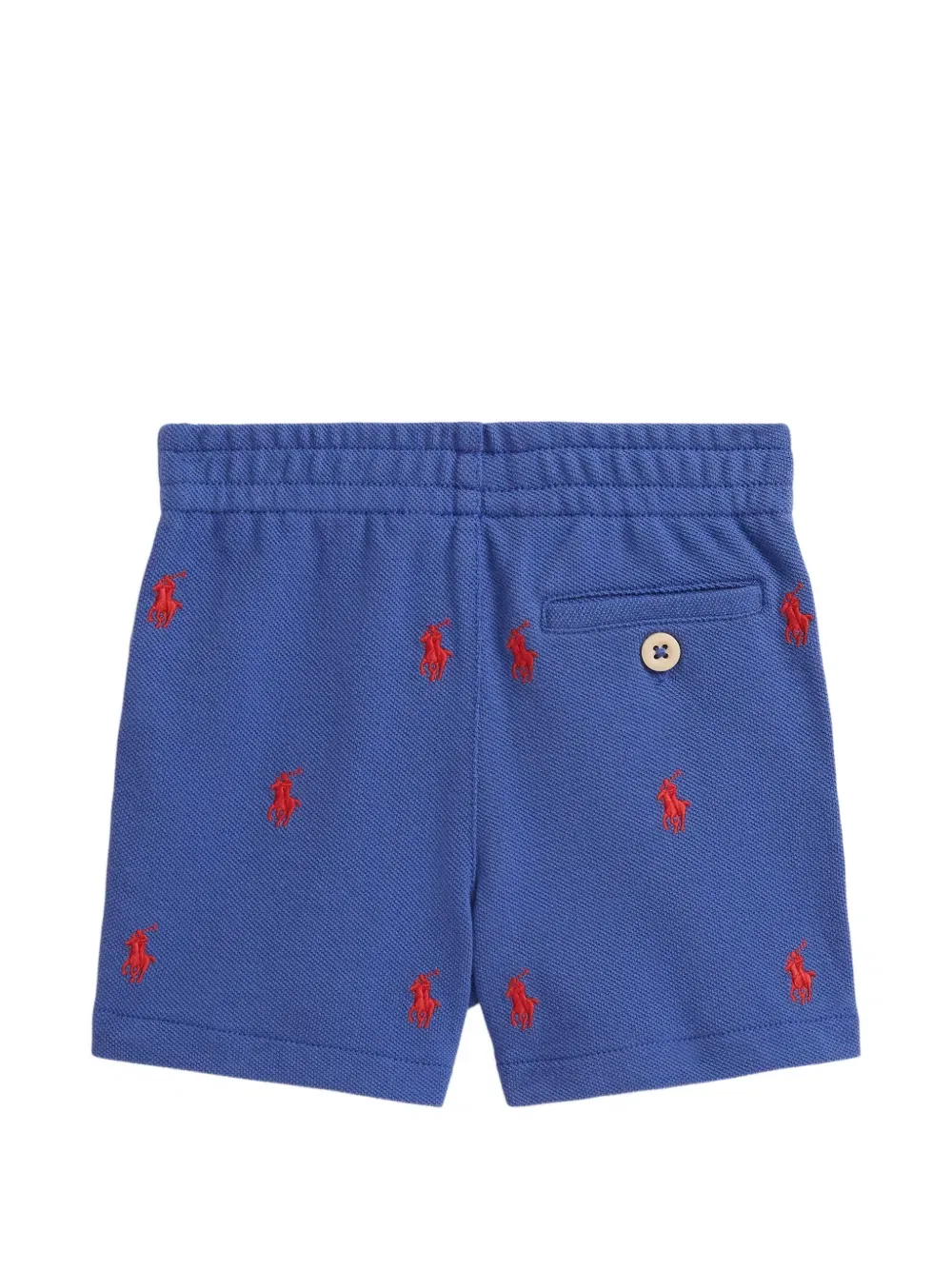 Шорты с вышивкой Polo Ralph Lauren Kids, синий — фото 2