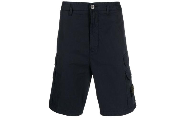 

STONE ISLAND Мужские шорты карго, цвет Black