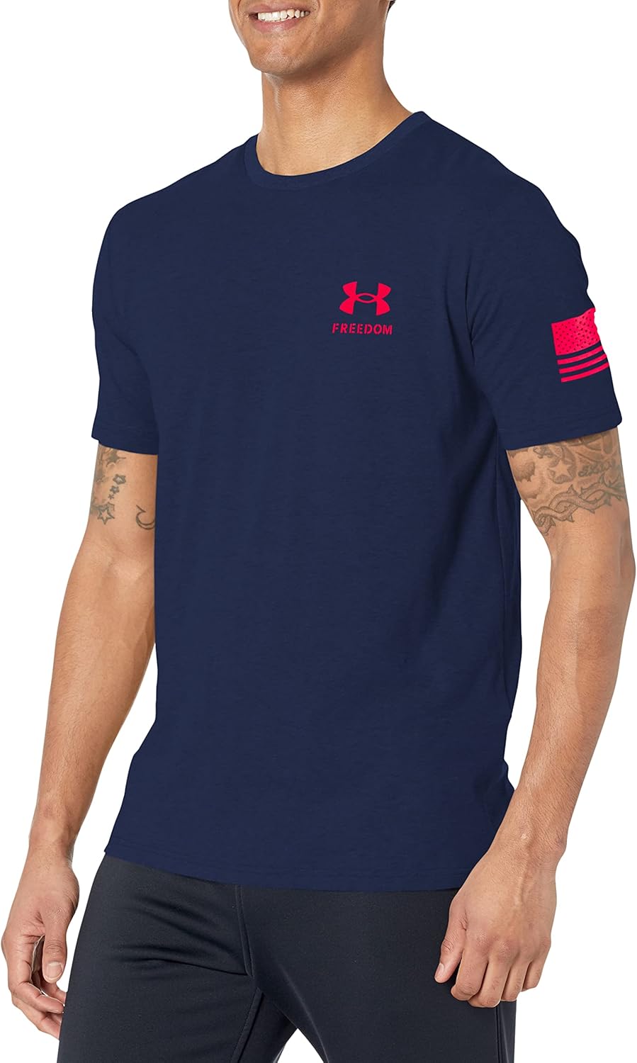 

Футболка с коротким рукавом Under Armour Freedom Graphic, (408) Academy/Red
