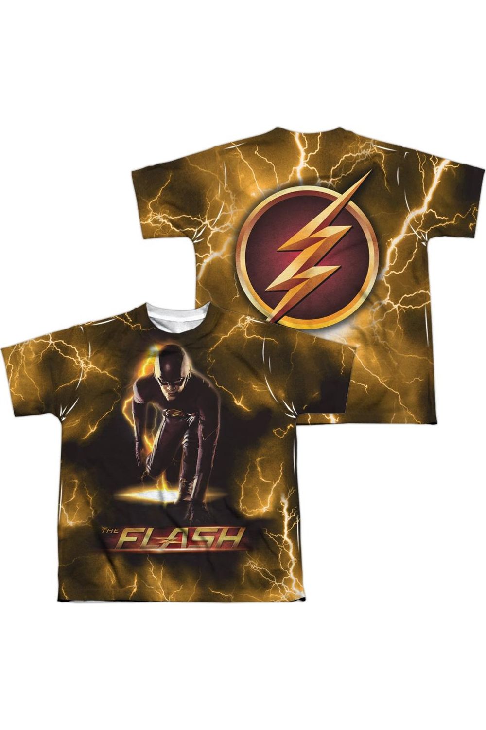 

Детская футболка с коротким рукавом из полиэстера с принтом "Flash Bolt" (спереди/сзади) Gildan, мультиколор, Серый, Детская футболка с коротким рукавом из полиэстера с принтом "Flash Bolt" (спереди/сзади) Gildan, мультиколор