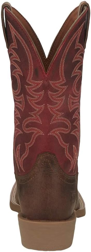 Мужские вестерн-сапоги Justin Boots Muley высотой 30 см, Mahogany — фото 4
