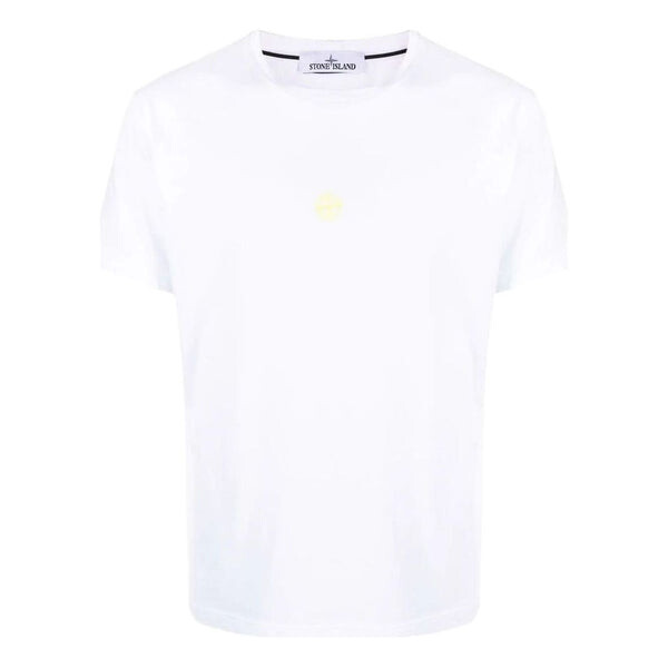 

Футболка airbrushed cotton t-shirt 'white' Stone Island, белый