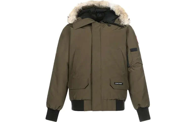 

Мужской пуховик Canada Goose, армейский зеленый