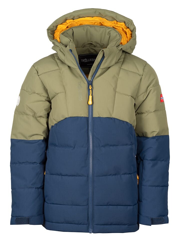 

Зимняя куртка Trollkids Winterjacke Gryllefjord, цвет Dunkelblau/Khaki
