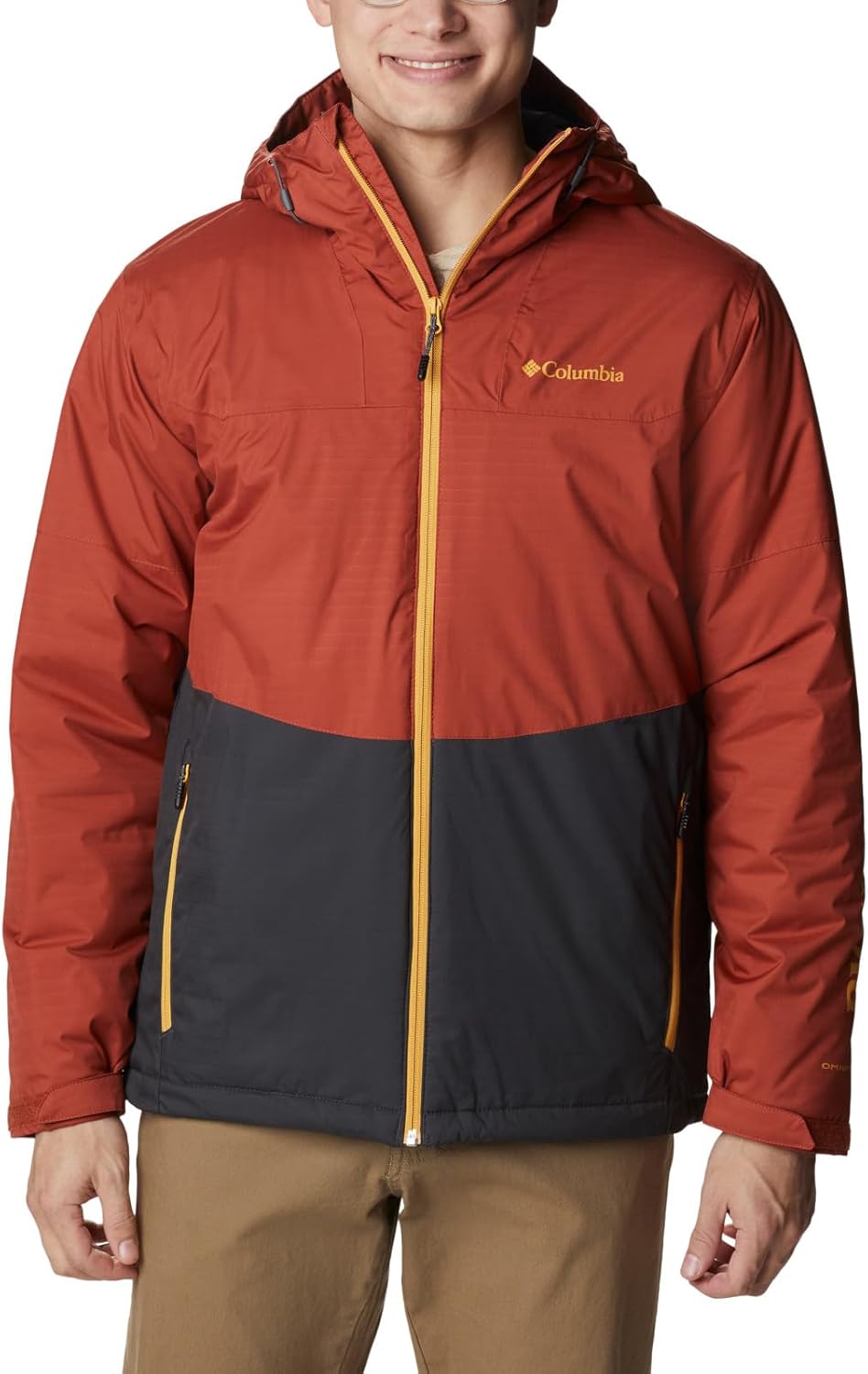 

Куртка Columbia Point Park с утеплителем для мужчин, Warp Red, Shark