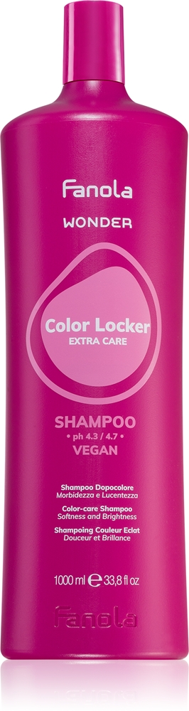 

Шампунь Wonder Color Locker Extra Care, шампунь с бронзовым эффектом для окрашенных волос Fanola, 1000 мл