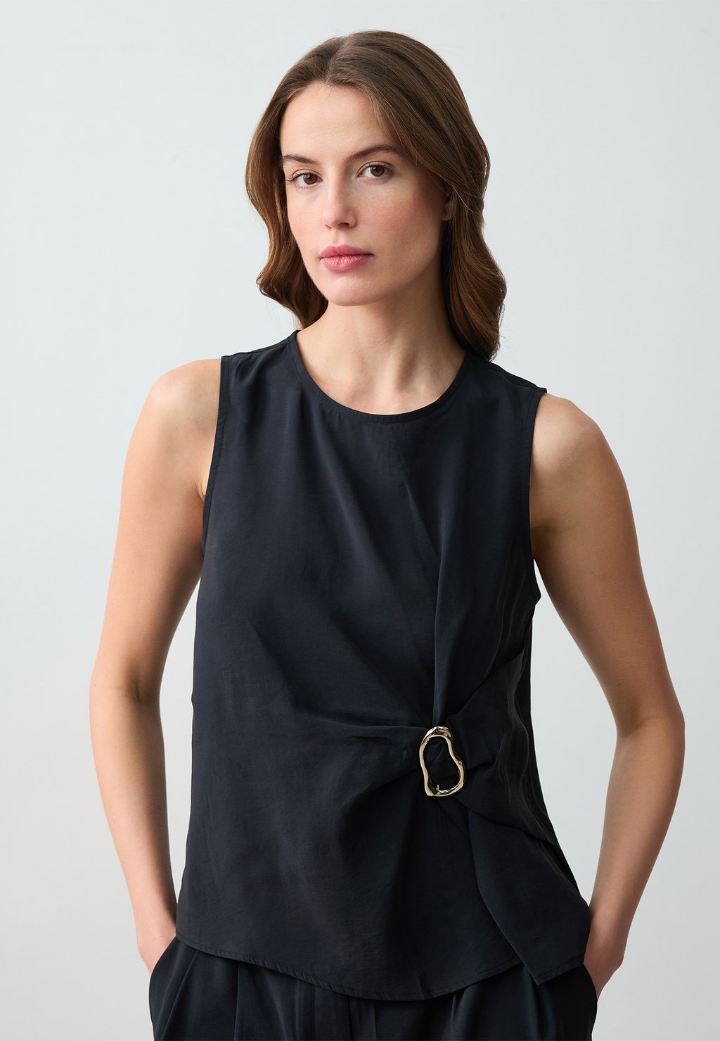 

Топ ROUND NECK SLEEVELESS - Blouse Jimmy Key, черный