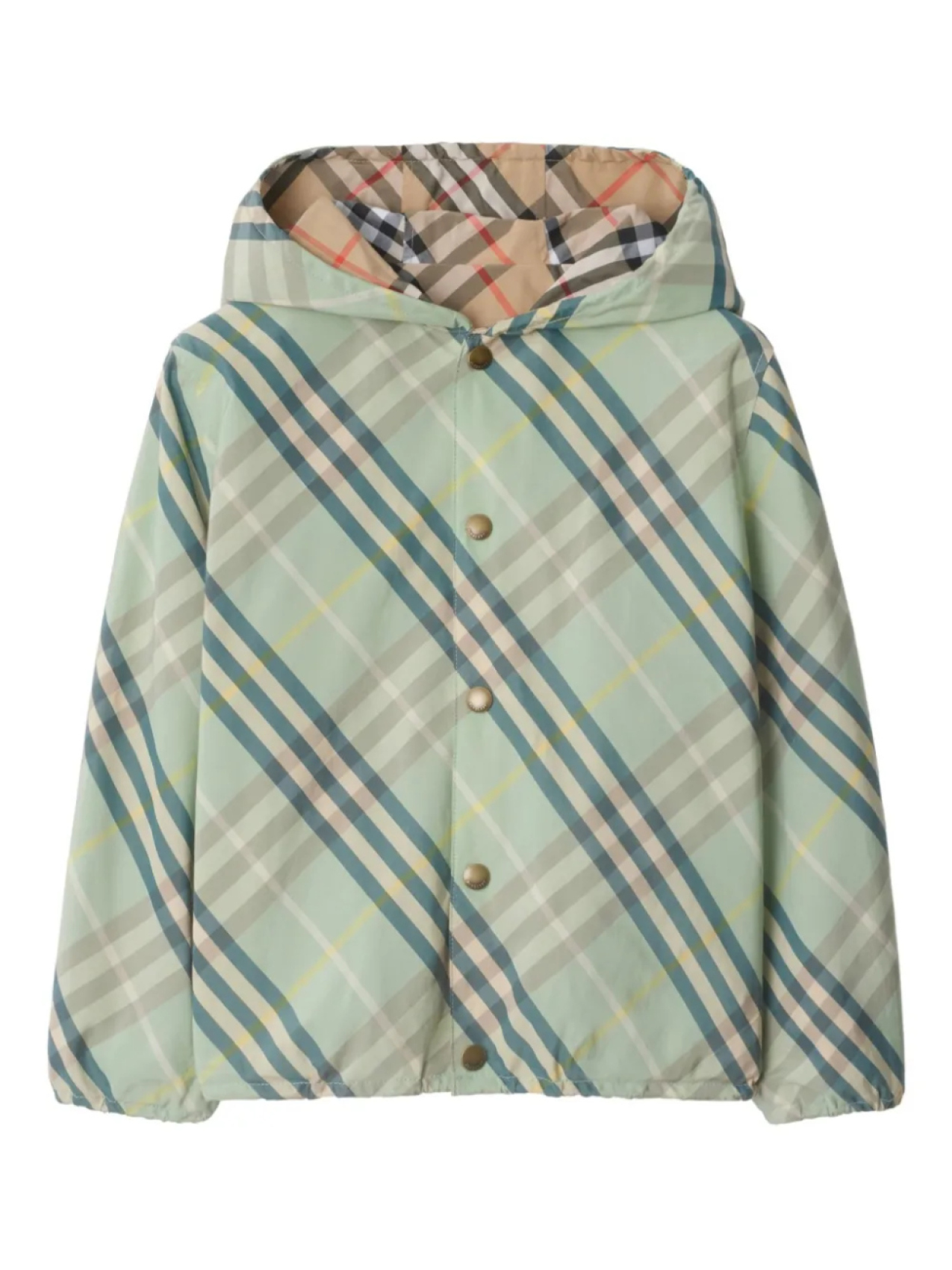 

Куртка Burberry Kids Vintage Check, зеленый