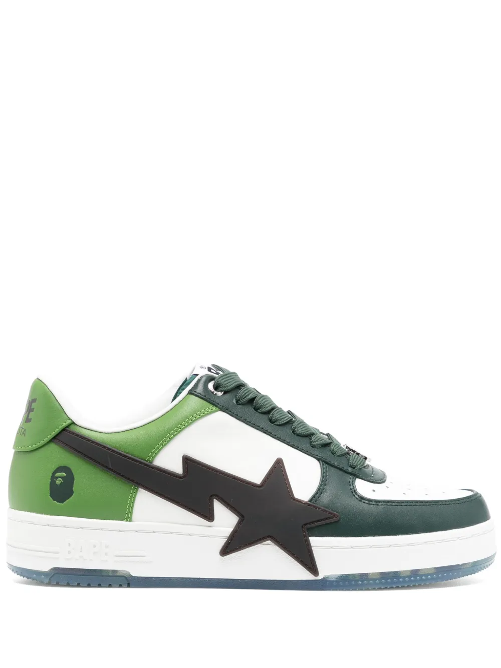 

Кроссовки с логотипом A BATHING APE, зеленый