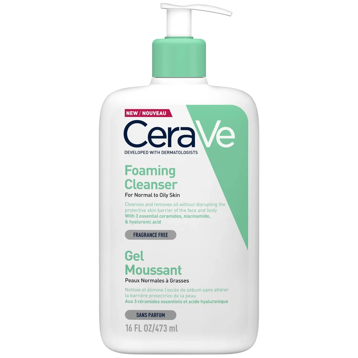 

Очищающий мусс для лица (473 мл) Cerave