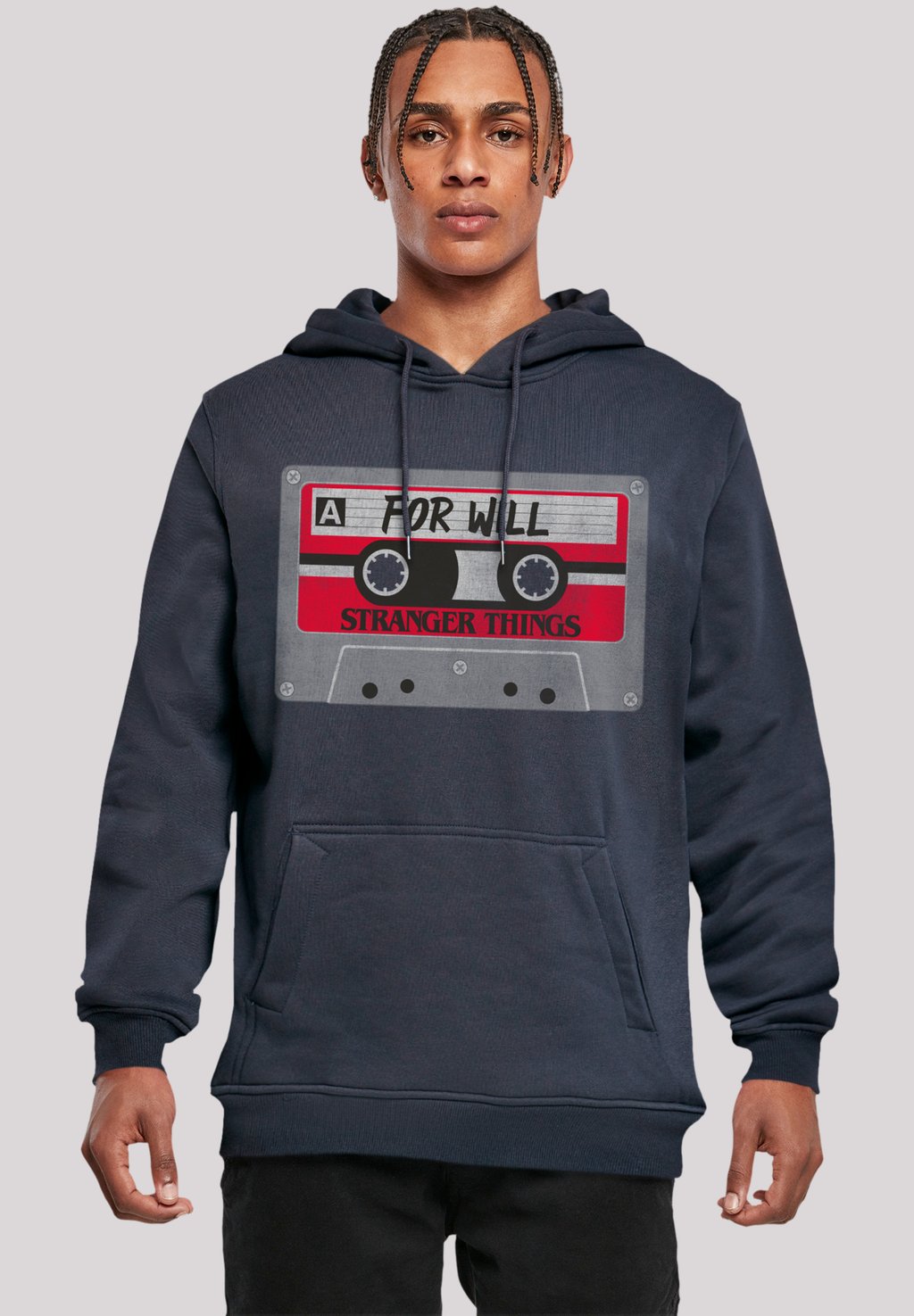 

Толстовка STRANGER THINGS CASSETTE FOR WILL NETFLIX TV SERIES - Hoodie F4NT4STIC, темно-синий