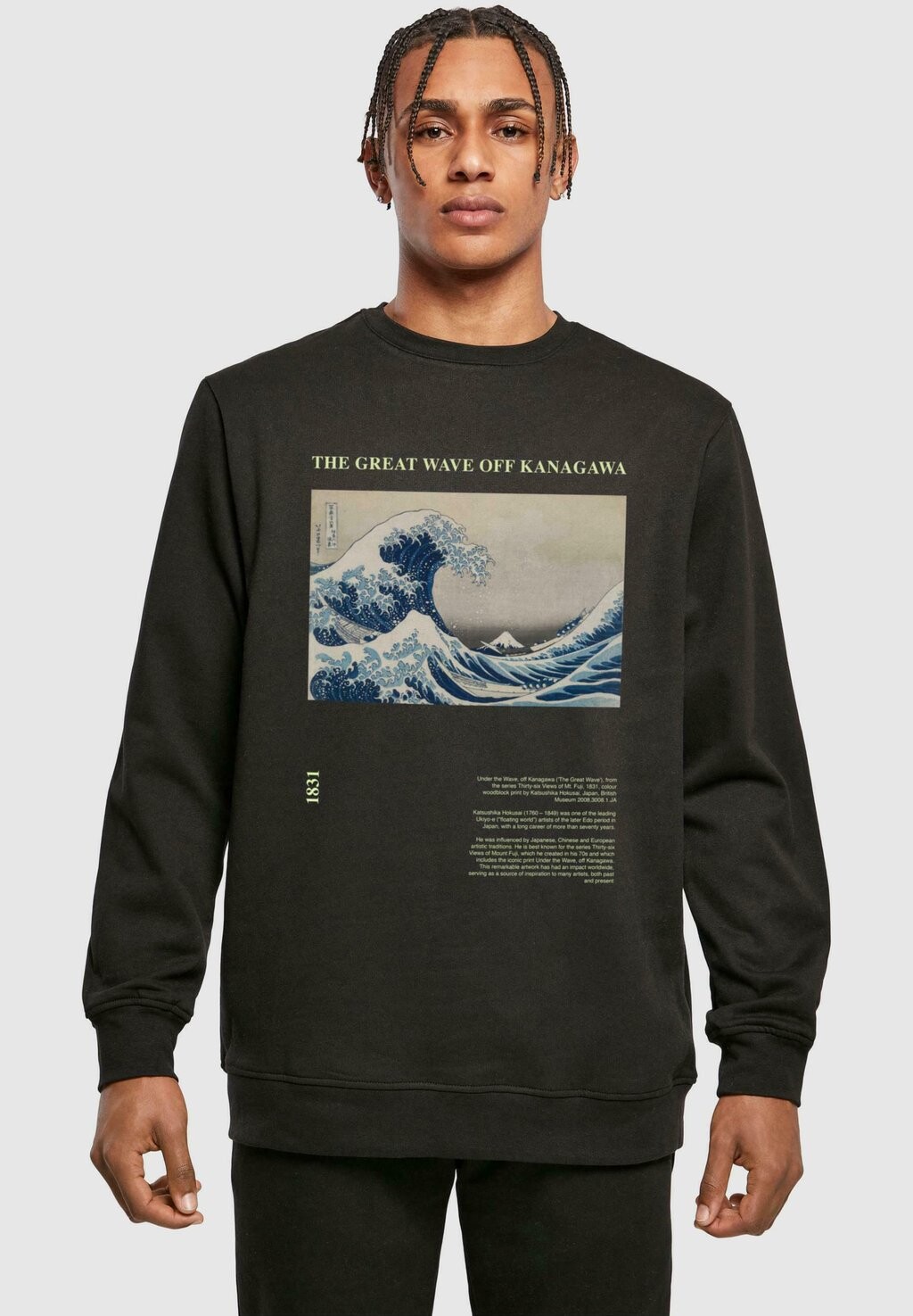 

Толстовка APOH HOKUSAI 1831 CREWNECK Merchcode, черный