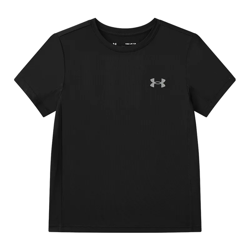 Футболка для тренировок подростковая быстросохнущая Under Armour, Cool Black[Quick Dry Breathable Antibacterial]