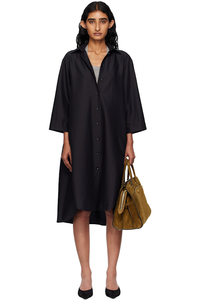 

Средняя юбка-платье Sella Max Mara, черный