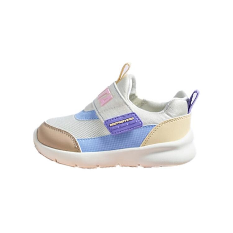 

Кроссовки Anta kids Toddler Shoes TD Low-top Ivory White / Halo Yellow / Danube Blue, белый/желтый