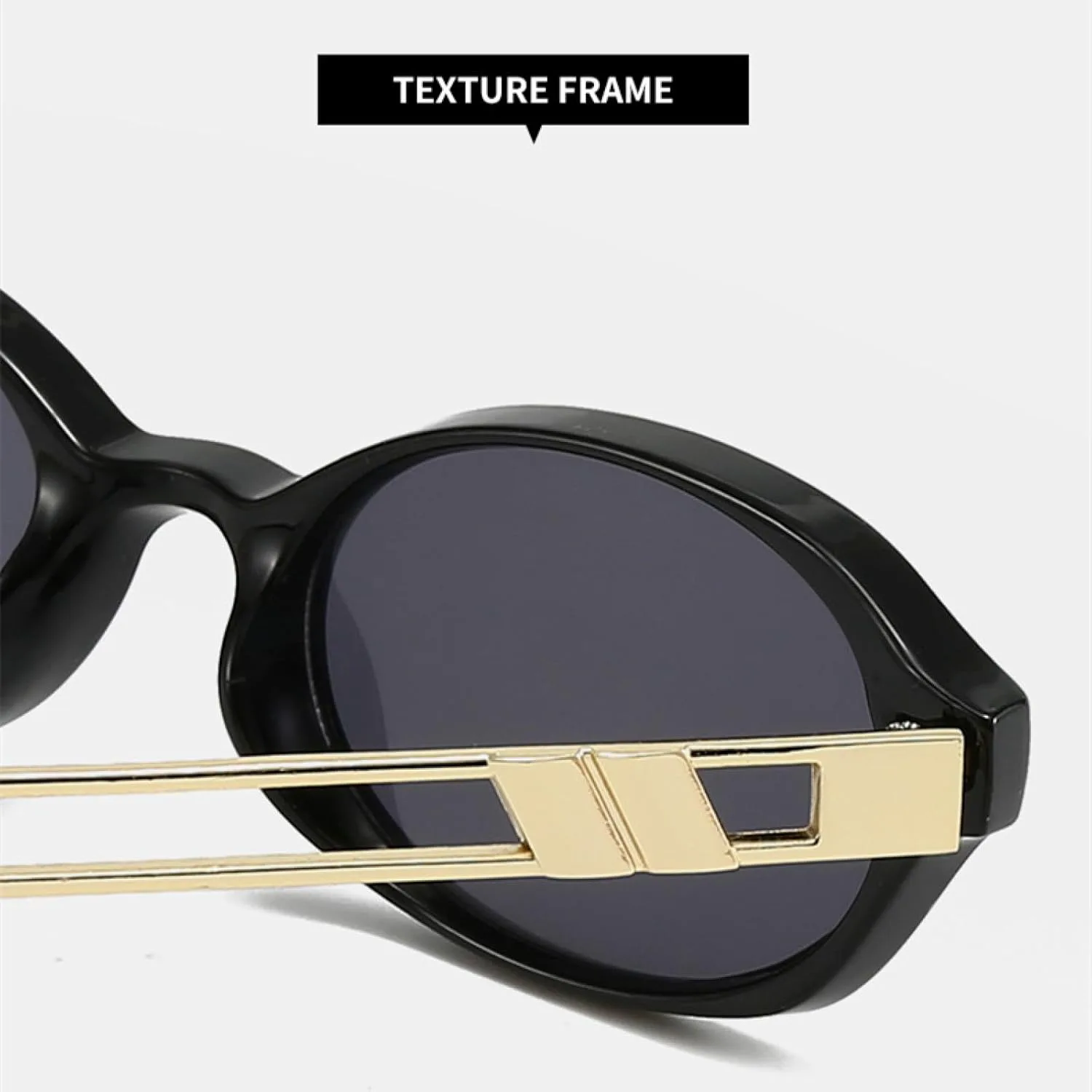 

Ретро маленькие овальные женские солнцезащитные очки, модные солнцезащитные очки UV400 для мужчин, панк-очки, чайно-зеленые солнцезащитные очки VVTWSSW, Beige Grey