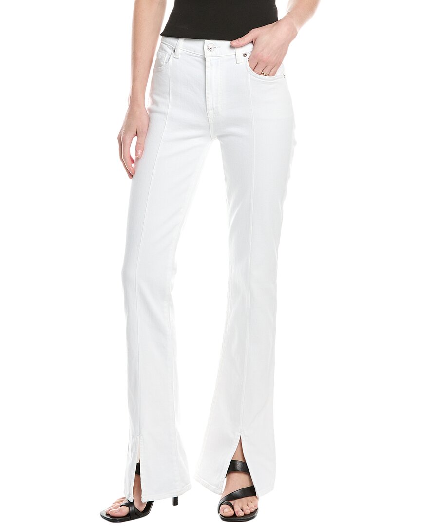 

Джинсы 7 For All Mankind Josefina Broken Twill белый Feminine Boyfriend Jean 6 For All Mankind, белый