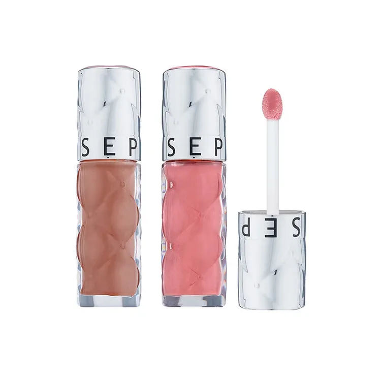 Sephora Помада-бальзам для губ с эффектом увеличения объема, Two-Piece Set: Volumizing Lip Stain #02 Nude 6ml+Volumizing Lip Stain #07 Girly Pink 6ml