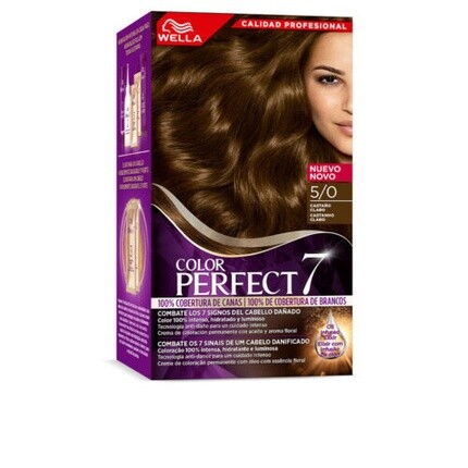 

Color Perfect 7 100% покрытие седины #5/0-Светло-коричневый 4 U, Wella
