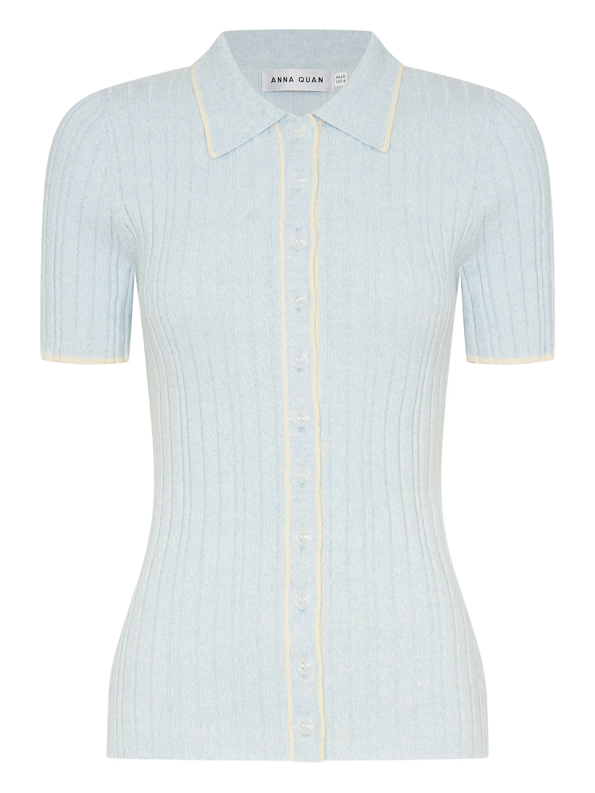 

Топ Avi в рубчик Anna Quan, синий