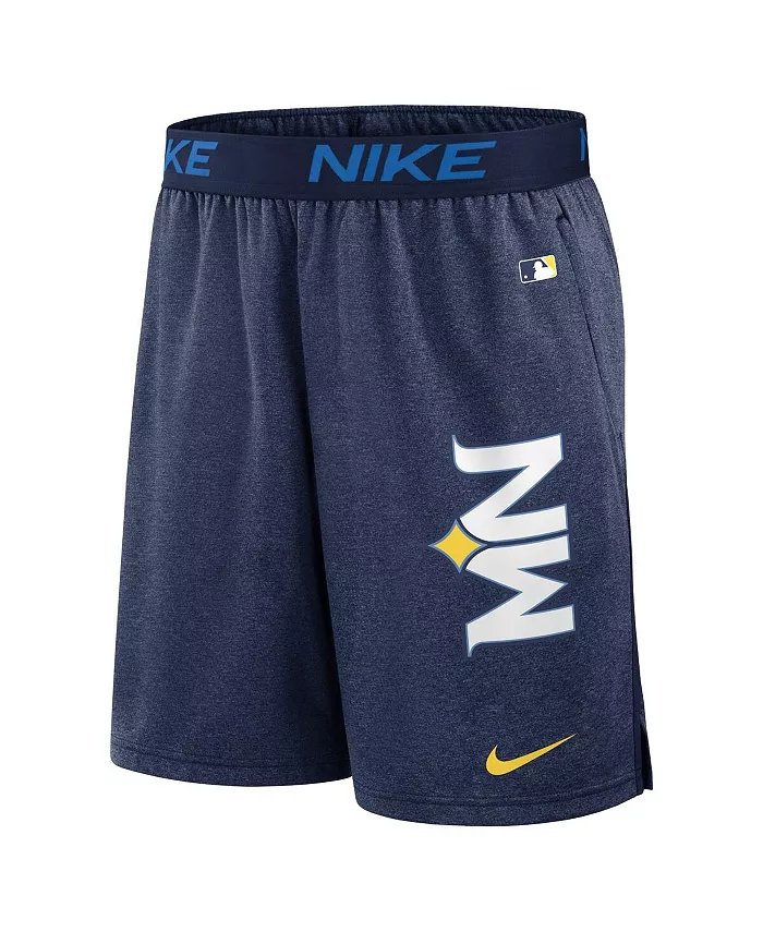Мужские шорты для тренировок Minnesota Twins 2024 City Connect Authentic Collection, цвет: темно-синий Nike — фото 3