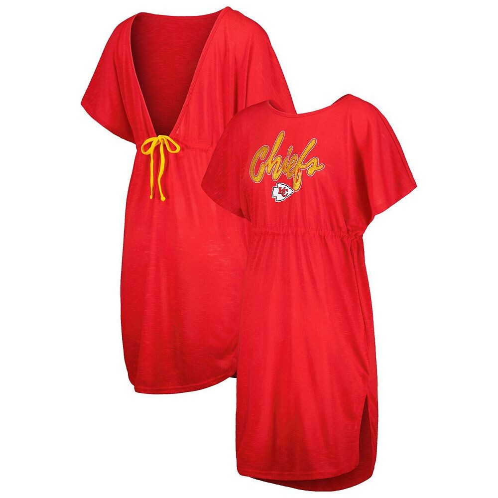 

Женский купальник G-III 4Her от Carl Banks Red Kansas City Chiefs Versus Swim Cover-Up, цвет Chf Red