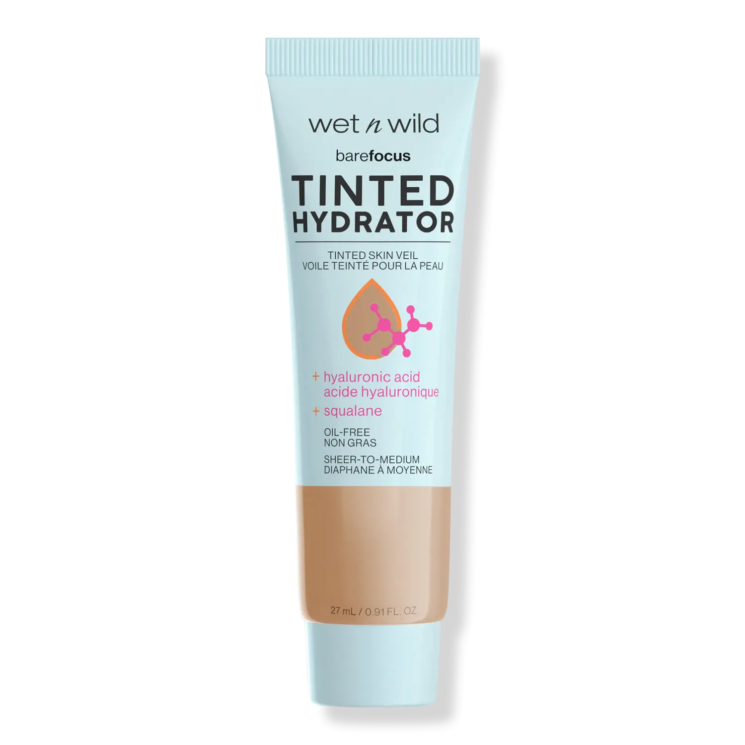 

Тонирующий увлажняющий крем Bare Focus Tinted Hydrator Tinted Skin Veil Wet n Wild, Medium Tan