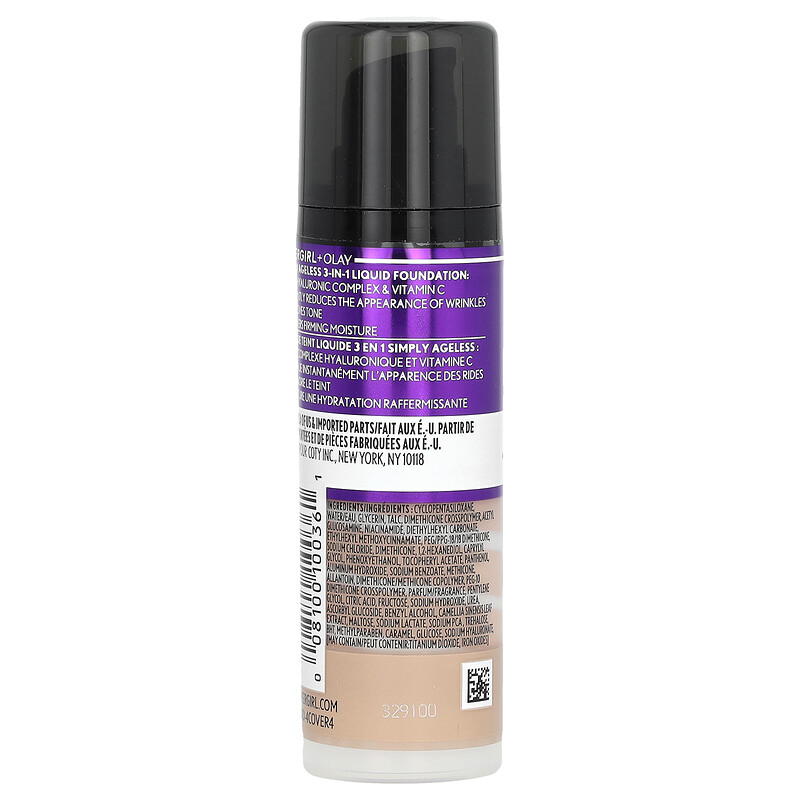 Covergirl, Olay Simply Ageless, тональный крем 3 в 1, оттенок 210 классическая слоновая кость, 30 мл (1 жидк. унция) — фото 2