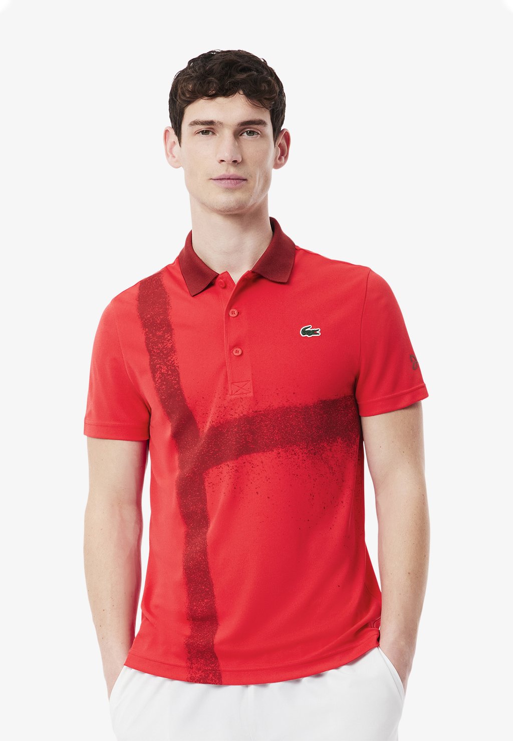 

Рубашка поло Lacoste Sport, красный