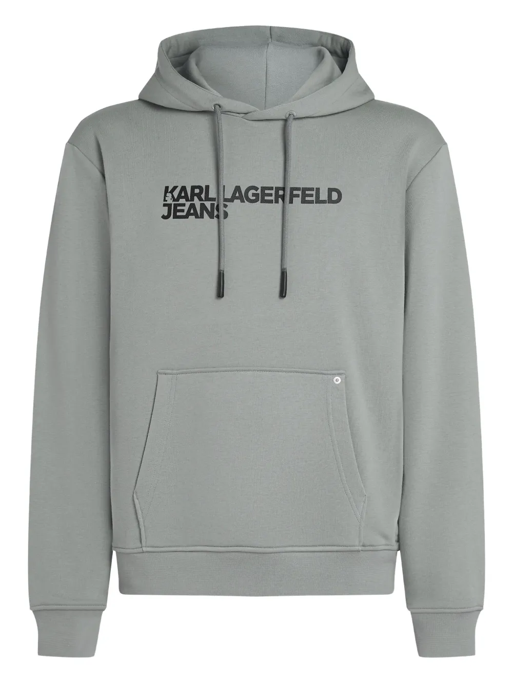 

Худи с логотипом Karl Lagerfeld Jeans, серый