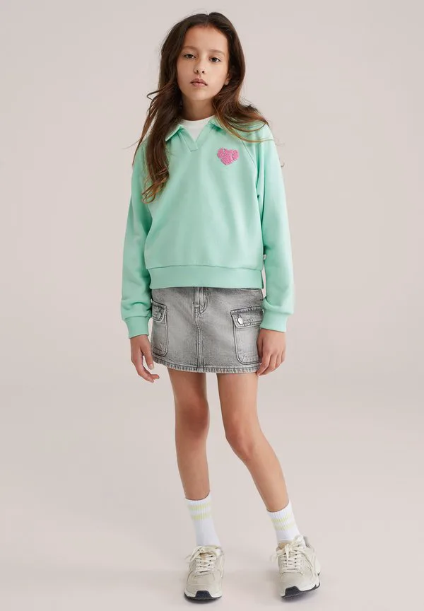 Джинсовая юбка blue ridge We Fashion, Light Grey