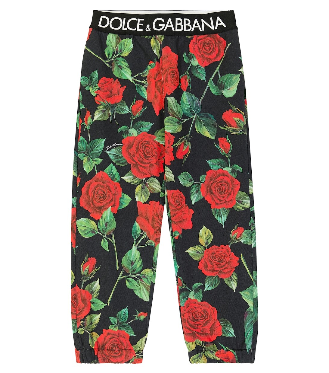 

Спортивные брюки из хлопкового джерси с логотипом Dolce&Gabbana, красный