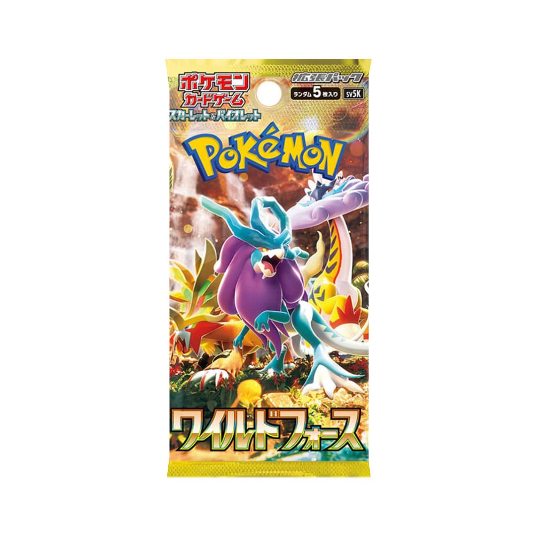 

Карточная игра Pokemon Tcg: Japanese Pokemon Wild Force Sv5K – Booster Pack