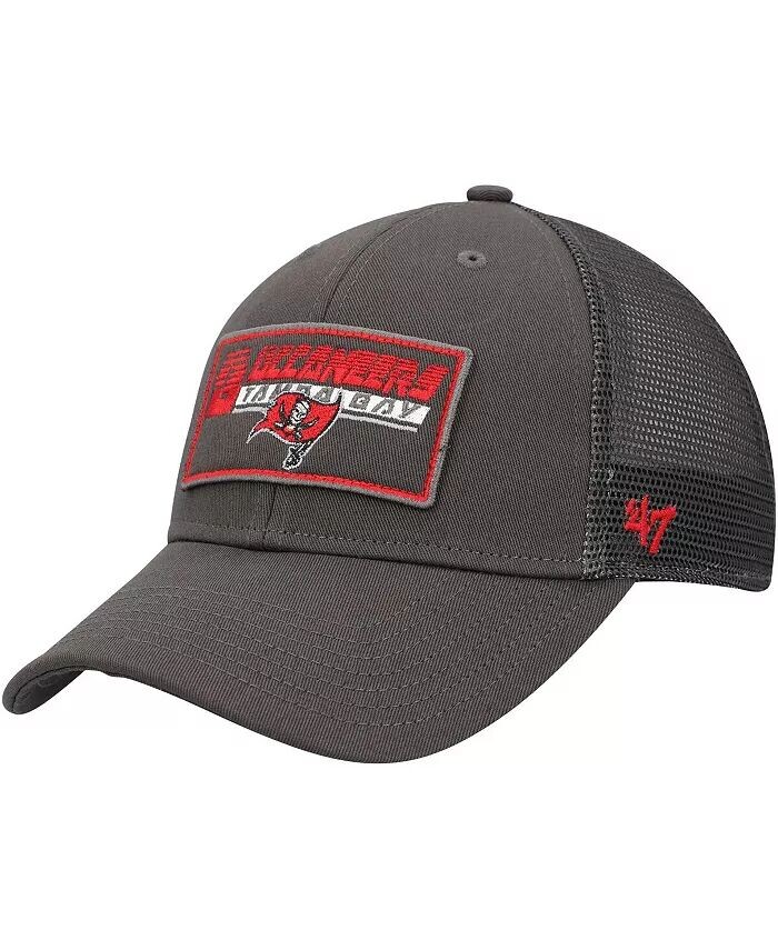 

Регулируемая кепка Big Boys Pewter Tampa Bay Buccaneers Levee MVP Trucker '47 Brand