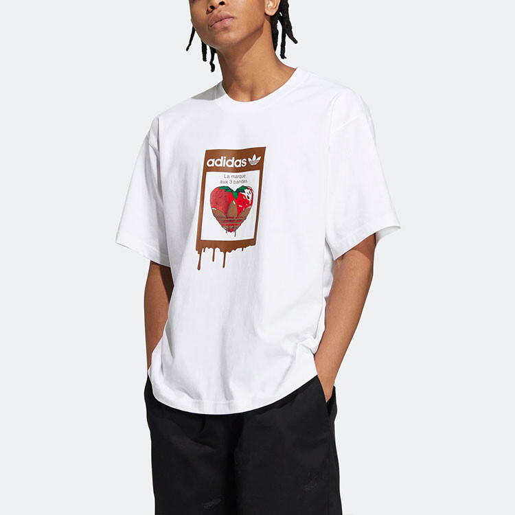 Футболка VALENTINE"S унисекс белая Adidas Originals, белый — фото 2