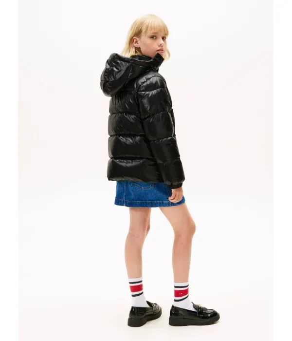 Пуховая куртка regular fit Tommy Hilfiger, черный — фото 3