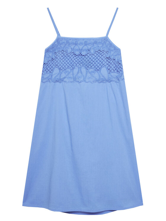 

Летнее платье стандартный крой 4Q2LCV03H United Colors Of Benetton, синий