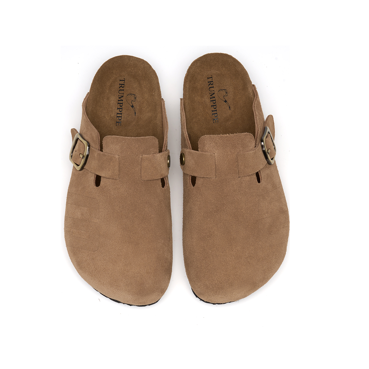TRUMPPIPE Закрытые тапочки мужские бежево-желтые, цвет Beige Yellow — фото 4