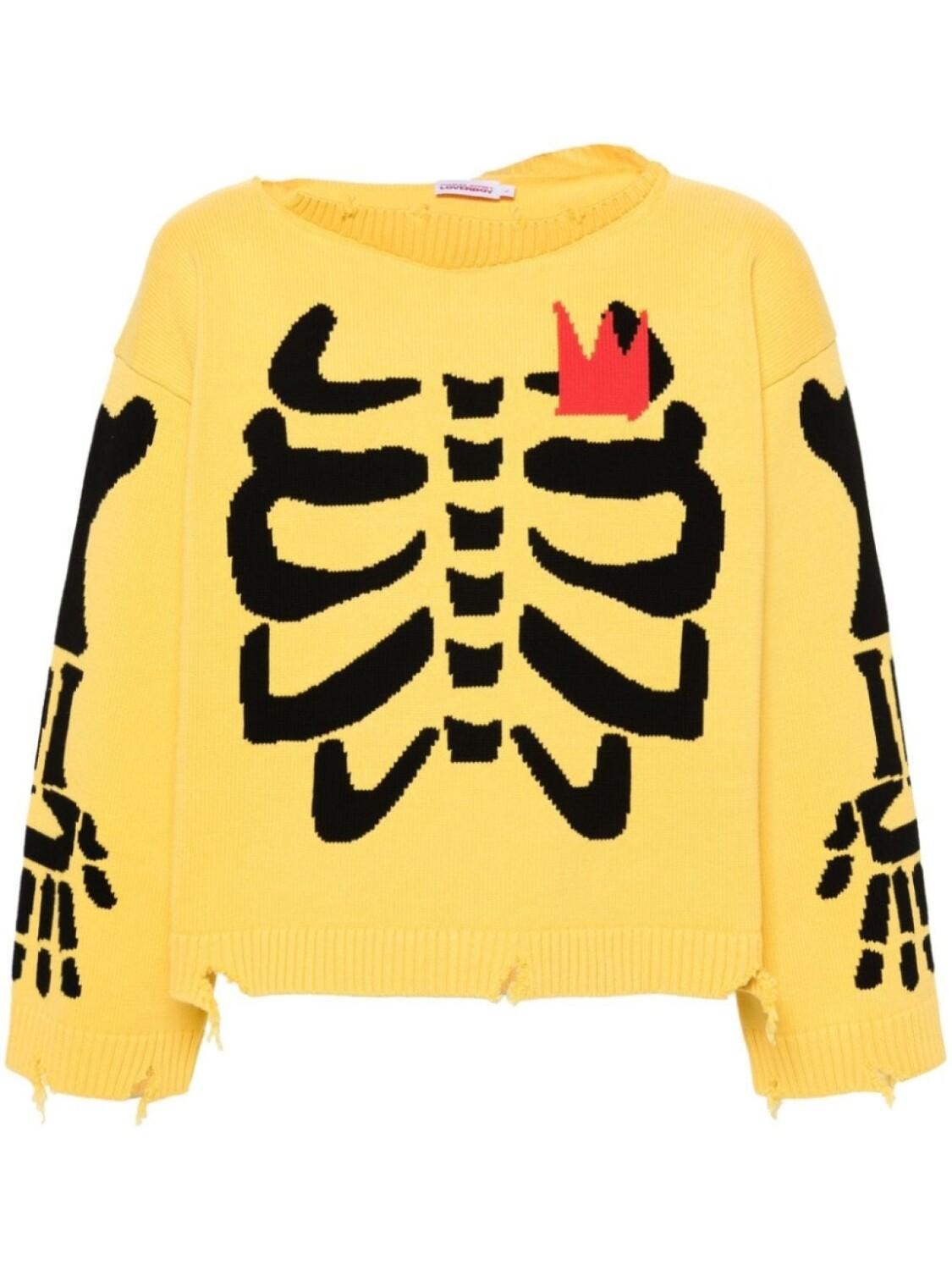 

Charles Jeffrey Loverboy джемпер вязки интарсия, желтый