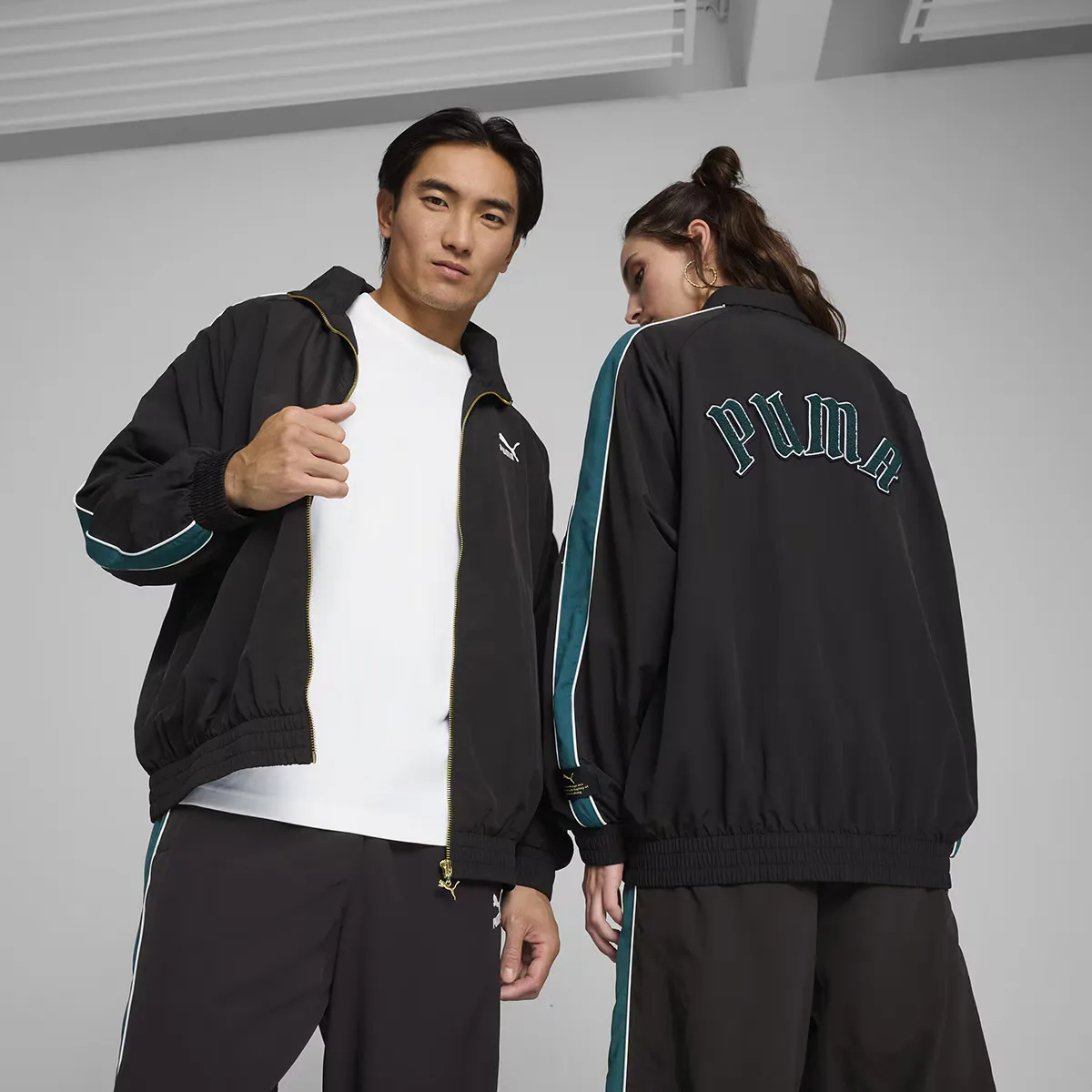 

Мужская куртка T7 Play.Paris. Спортивная куртка Puma, чёрный