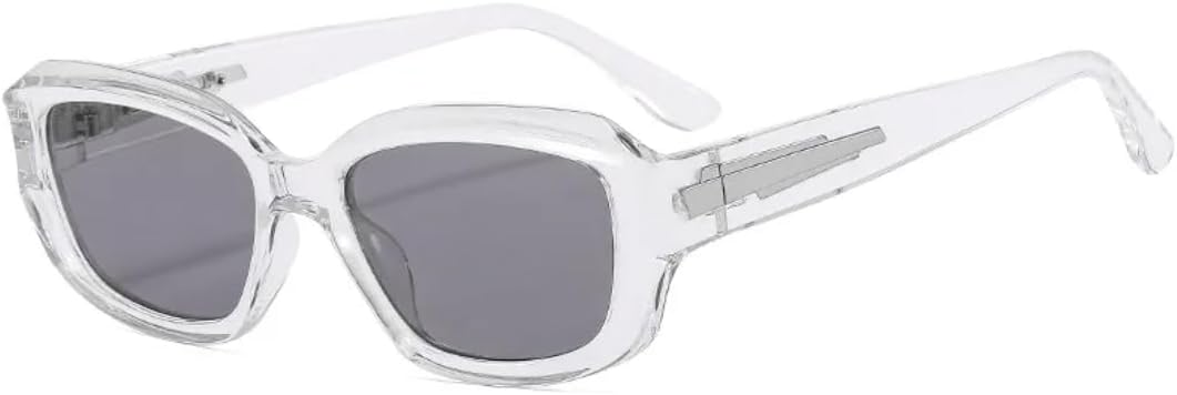 

Ретро-модные панк-солнцезащитные очки для женщин и мужчин, классические винтажные, с защитой от УФ-излучения UV400, для вечеринок на открытом воздухе VFDHN, Transparent Gray