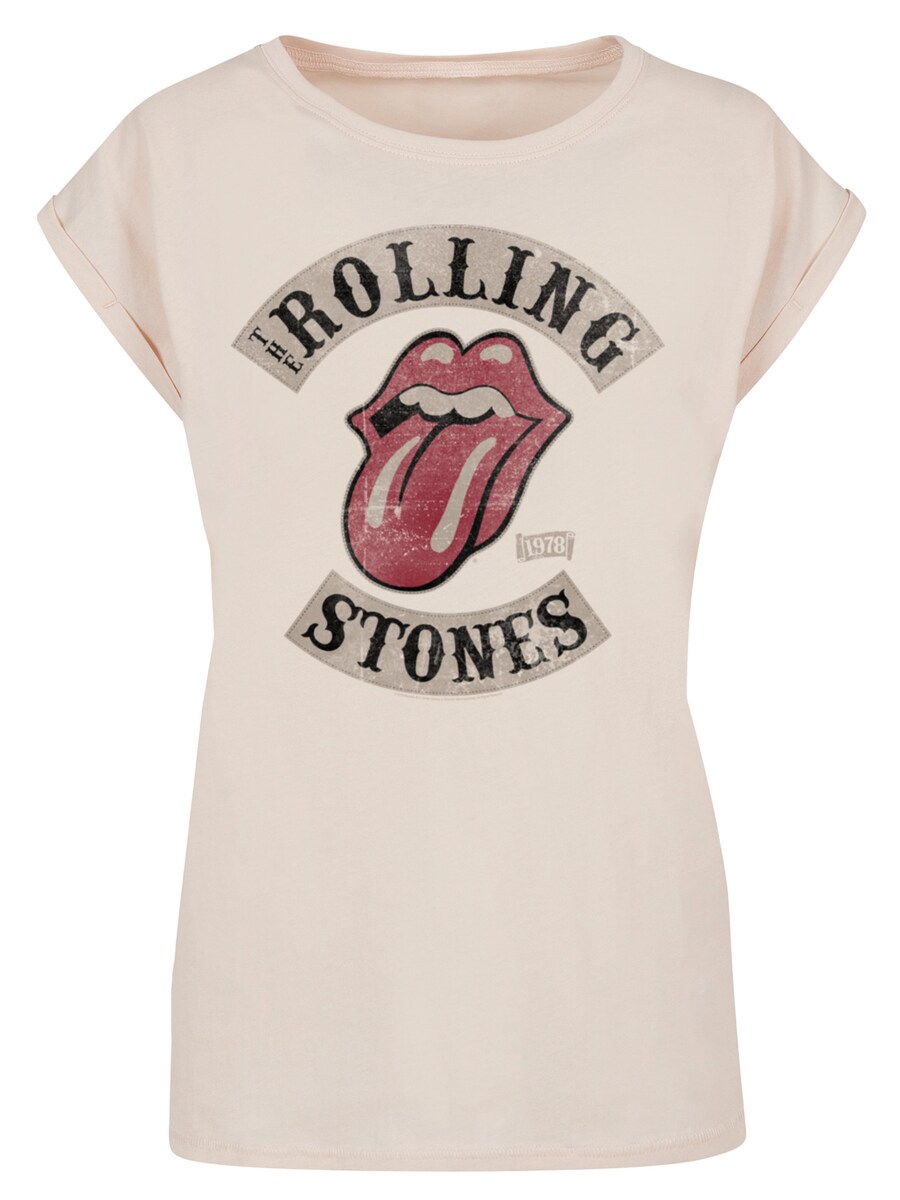 

Рубашка F4NT4STIC The Rolling Stones Tour78 Blk, песочный