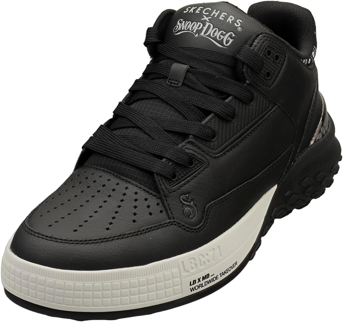 

Мужские кроссовки Skechers Skechers X Snoop Dogg Sizzle Buckets OG, черный