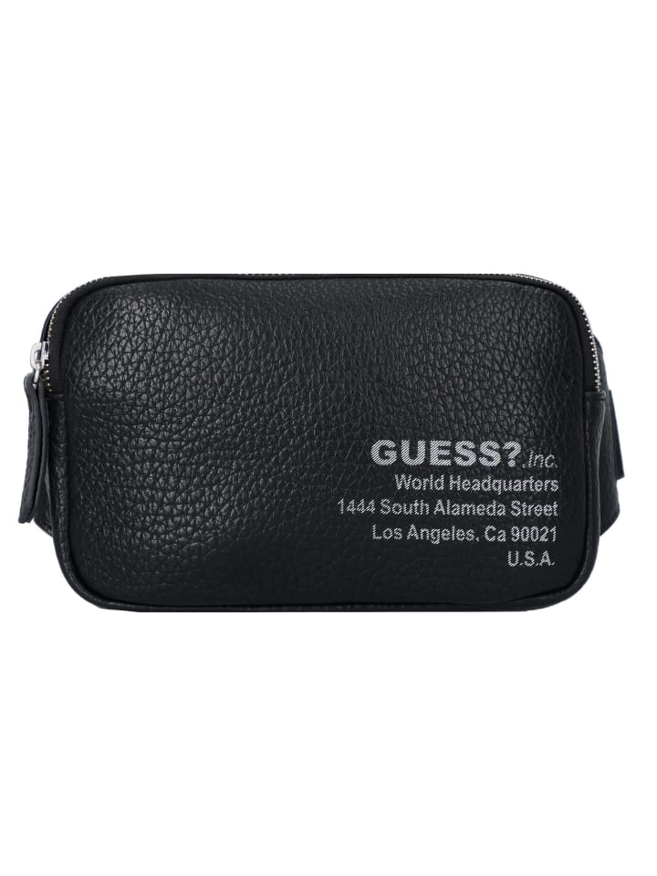 

Поясная сумка New York 21 см черного цвета Guess