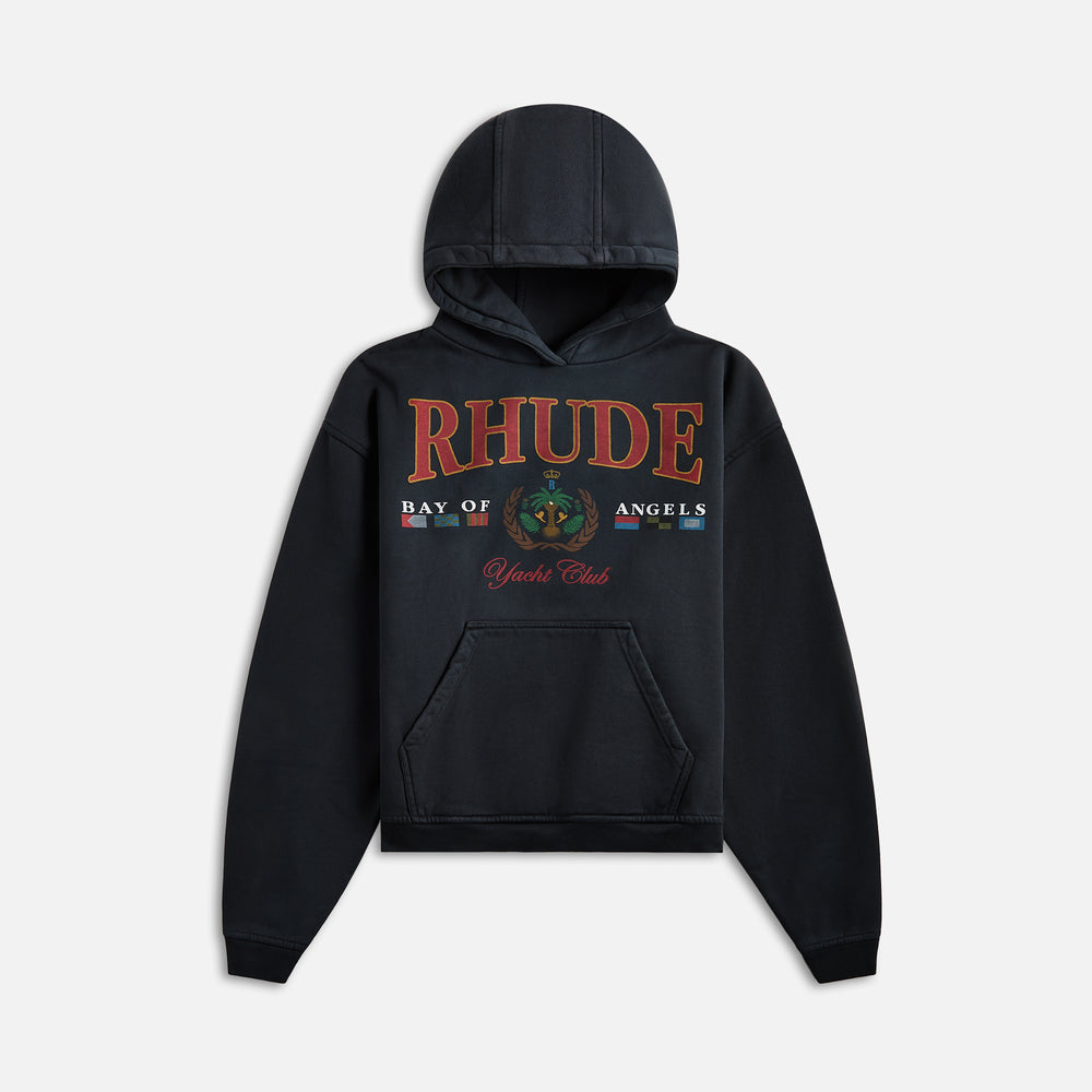 

Худи Rhude Bay Of Angels Yacht Hoodie, цвет Vintage Black