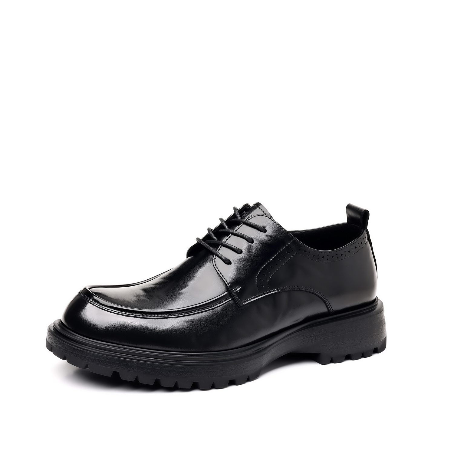 Повседневные кожаные туфли Men's Mulinsen, черный — фото 4