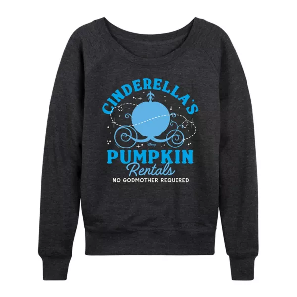

Зимняя кофта с длинным рукавом Cinderella women's pumpkin rentals из мягкого френч терри Disney, серый